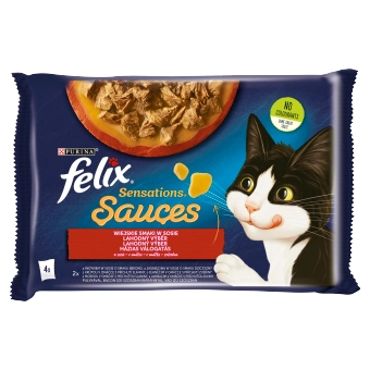 Felix Sensations Sauces Karma Dla Kota Wiejskie Smaki W Sosie 4x85g