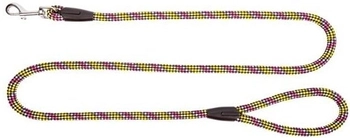 Dingo Smycz Miejska Z Linki Dla Psa Magic Różowo-Żółta 170cm