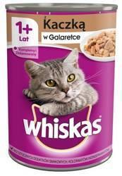 WHISKAS Mokra Karma Dla Kota 1+ Z Kaczką W Galaretce 400g