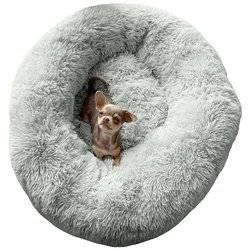 Leobert Sp. Z O. o. Legowisko Pluszowe S 40cm Jasnoszary