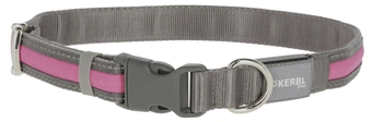 KERBL Obroża Podświetlana Light & Reflex Różowa 35-50cm