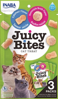 INABA Ciao Juicy Bites Bulion I Kalmary 3x11,3g