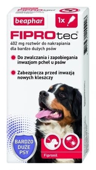 BEAPHAR Fiprotec XL Dla Psów Od 40 Do 60kg 402mg