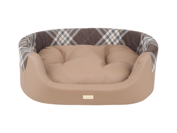 AMIPLAY Legowisko Elipsa 2w1 Kent Beżowe S