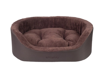 AMIPLAY Legowisko Elipsa Aspen Brązowe S