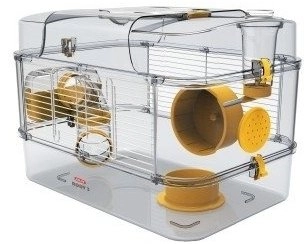 Zolux Klatka Rody 3 Solo 41x27x28cm Żółta