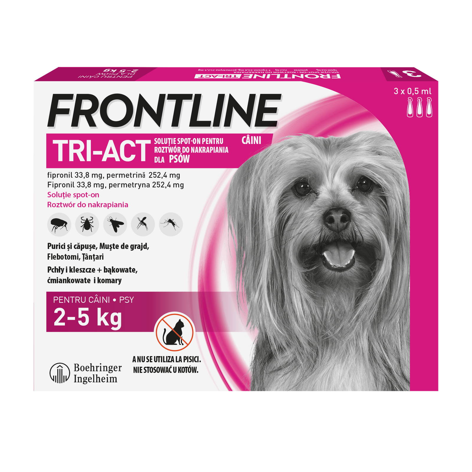 FRONTLINE Tri-Act Dla Psów 3x0,5ml