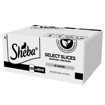Sheba Selection Karma Dla Kota Drobiowe Smaki 120x85g