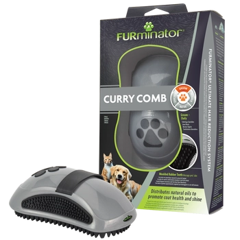 FURMINATOR Curry Comb Gumowe Zgrzebło