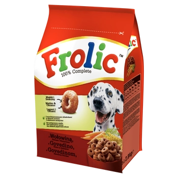 Frolic Sucha Karma Dla Psów Z Wołowiną, Warzywami I Zbożem 2,8kg