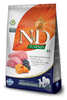 Farmina N&D Pumpkin Grain Free Canine Adult Medium&Maxi Lamb&Blueberry 12kg