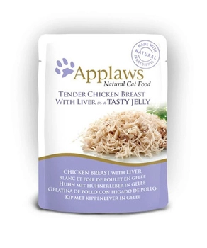 APPLAWS Chicken With Liver In Jelly Pouch 70g