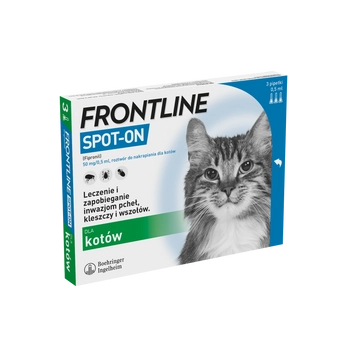 FRONTLINE Spot On Dla Kotów 3x0,5ml