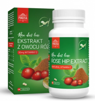 POKUSA RawDietLine Owoc Dzikiej Róży Ekstrakt 120tab.