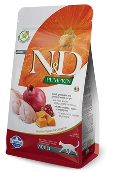Farmina N&D Pumpkin Feline Adult Quail Pumpkin & Pomegranate Recipe 5kg