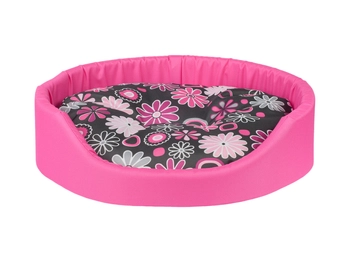 AMIPLAY Legowisko Owalne Fun Różowe S