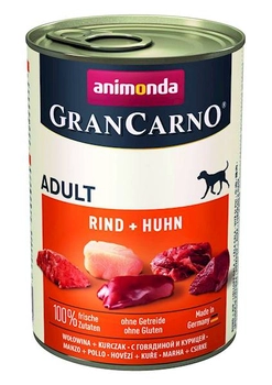 Animonda GranCarno Adult Dog Wołowina + Kurczak 400g