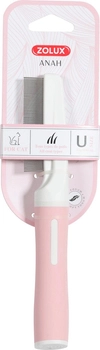 Zolux Anah Grzebień Do Wyczesywania Pcheł Dla Kotów Pudrowy Róż U