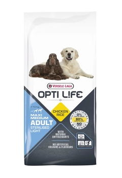 Versele-Laga Opti Life Adult Light Medium & Maxi Z Kurczakiem 12,5kg