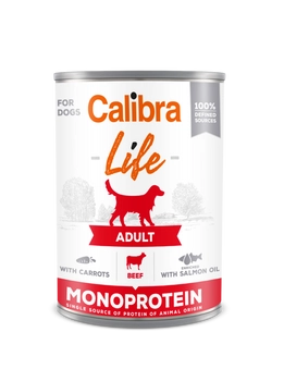 Calibra Dog Life Adult Beef With Carrots Karma Dla Psa 400g