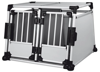 Trixie Transporter Podwójny Aluminium M-L 93x64x88cm