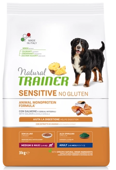 TRAINER SENSITIVE NO GLUTEN ADULT Medium Maxi SALMON 12 kg