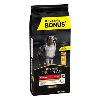 Purina Pro Plan Medium Adult Optibalance Kurczak I Ryż 14kg + 2,5kg