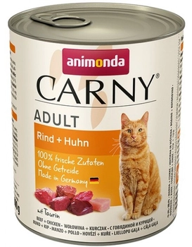Animonda Cat Carny Adult Wołowina I Kurczak 800g