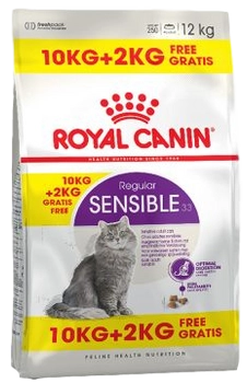 ROYAL CANIN Sensible 33 10kg + 2kg