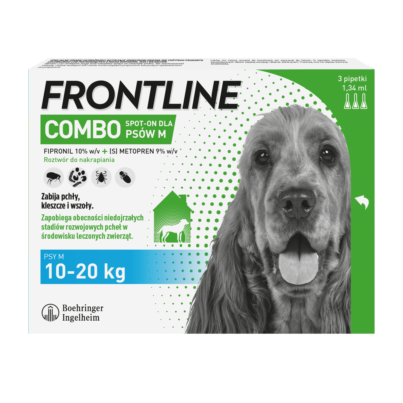 FRONTLINE Combo Spot-On Dla Psa 3x1,34ml