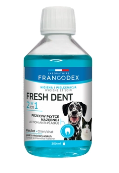 Zolux Francodex Fresh Dent Płyn Do Higieny Jamy Ustnej Dla Psów I Kotów 250ml