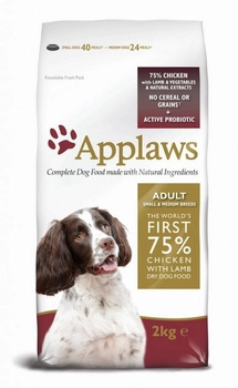 APPLAWS Adult Small & Medium Breed Chicken With Lamb 7,5kg