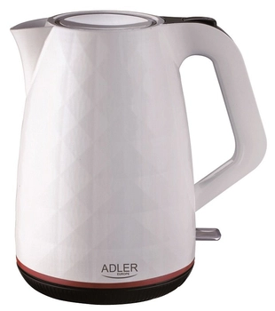 Camry Adler Czajnik Plastikowy Biały 1,7l