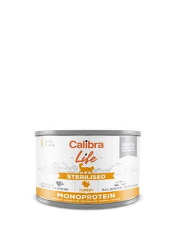 Calibra Cat Life Sterilised Karma Dla Kota Z Indykiem 200g