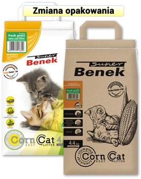 CERTECH-SUPER BENEK Corn Cat Świeża Trawa 7l
