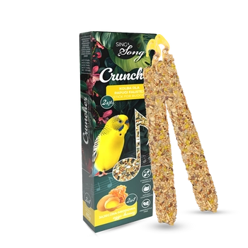 Sing&Song Cruncher Dla Papużki Falistej Jajeczno-Miodowy 85g 2w1
