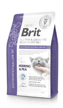 Brit GF Veterinary Diets Cat Gastrointestinal-Low Fat 2kg