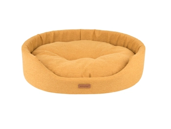 AMIPLAY Legowisko Owalne Montana Żółte S