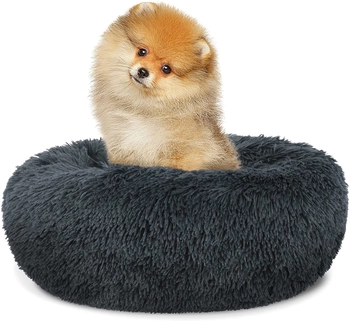 Leobert Sp. Z O. o. Legowisko Pluszowe S 40cm Ciemnoszary