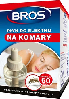 Bros Płyn Do Elektro Na Komary 60nocy/40ml