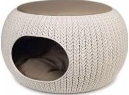 Curver KNIT Legowisko Dla Zwierząt Beżowe 56,7x56,7x32,9cm