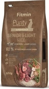 Fitmin Purity Rice Senior&Light Venison&Lamb 12kg