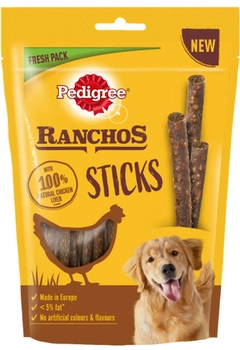 Pedigree Ranchos Sticks Przysmaki Dla Psa Z Wątróbką Z Kurczaka 60g