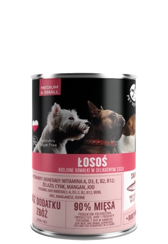 PetRepublic Łosoś Krojone Kawałki W Delikatnym Sosie 400g