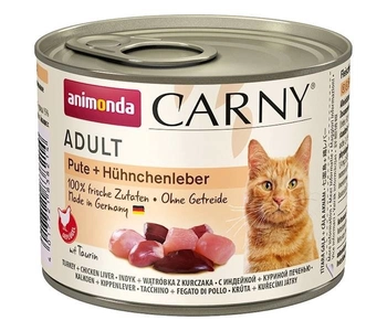 Animonda Cat Carny Adult Indyk I Wątróbka Drobiowa 200g