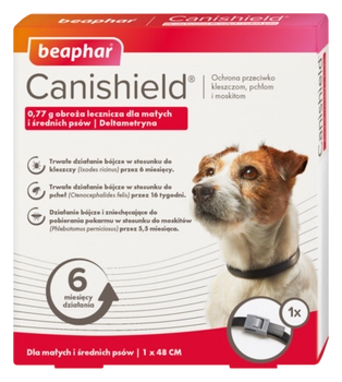 BEAPHAR Canishield 48cm - Obroża Z Deltametryną