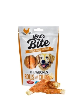 Brit Let’s Bite Chewbones Rolls With Chicken 110g