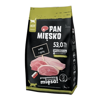 PAN MIĘSKO Indyk Z Gęsią S Dla Kota 5kg