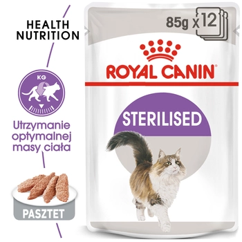 ROYAL CANIN Sterilised Pasztet 12x85g