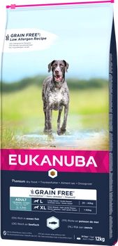 Eukanuba Adult Large Grain Free Łosoś 12kg